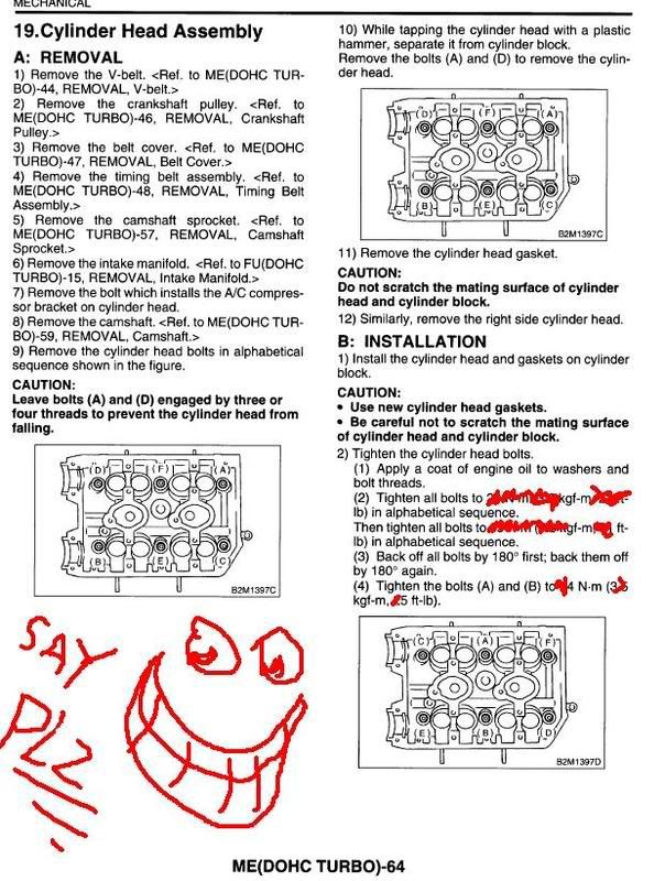 2001 EJ251 headbolt torque? Subaru Impreza GC8 & RS Forum & Community